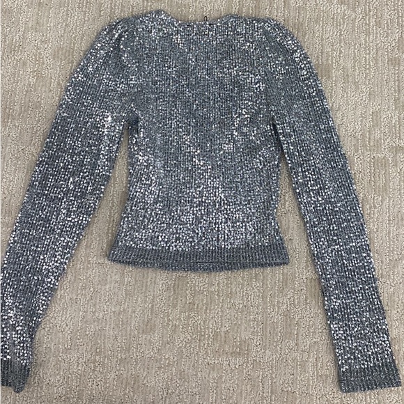 Dynamite sequinned crop top - Picture 2 of 2